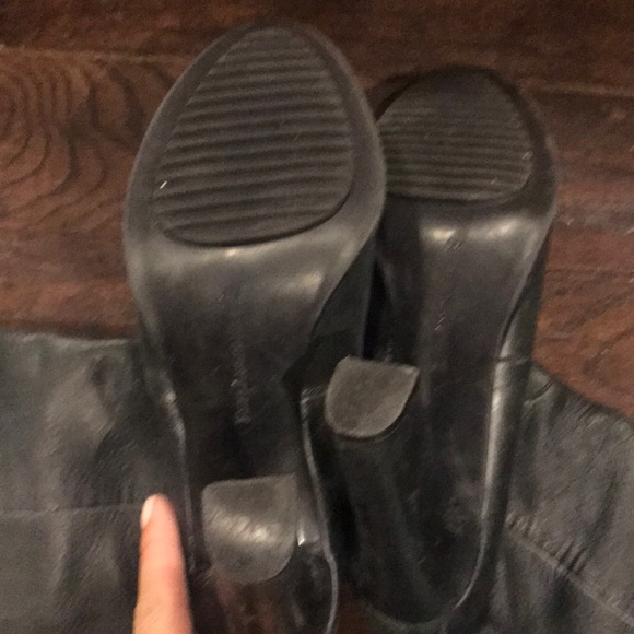 Enzo Angiolini black leather boots size 6 - Picture 3 of 8